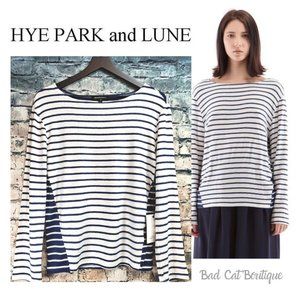 Hye Park and Lune | Evelyn Navy and White Top